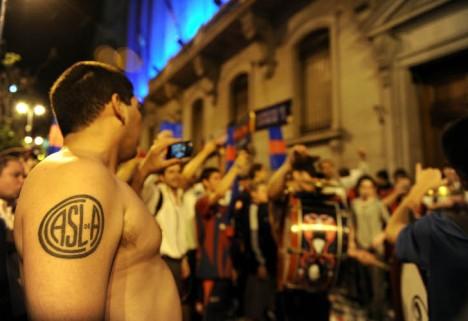 San Lorenzo vivó una noche histórica / Télam