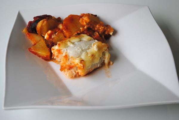 Bacalao al horno tramposo.