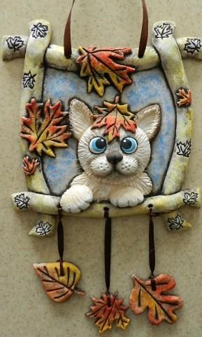 Cuadro infantil gatito