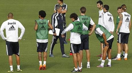 Entrenamiento de Mourinho de combinación