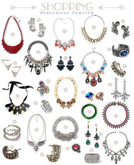 SHOPPING BAG: STATEMENT JEWELRY