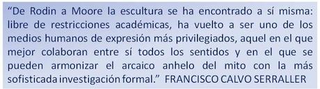HENRY MOORE: MATERIA, VOLUMEN, VACÍO...