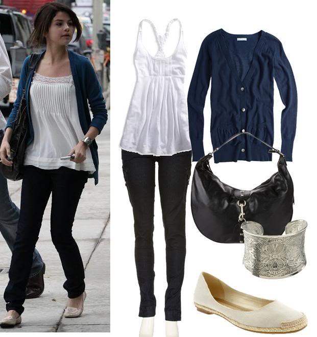 Look casual de Selena Gomez. Fotos