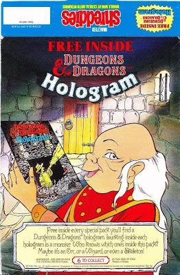 Cereales,hologramas,D&D; y GW todo junto