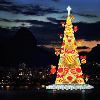 Brasil: el más gran árbol de Navidad fluctuante del mundo será inaugurado el 1er de diciembre