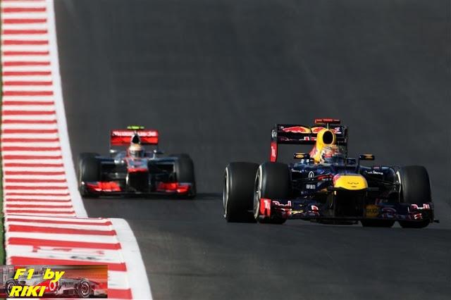 RESUMEN DEL GP DE ESTADOS UNIDOS 2012 - HAMILTON GANA POR LO ALTO, VETTEL Y ALONSO COMPLETAN EL PODIO