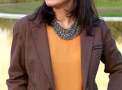 Mustard check jacket