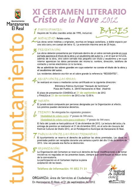 XI Certamen literario de relato corto 