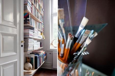 techos altos molduras suelo espigado madera roble salón comedor nórdico rodapíes altos madera revista hsm madrid puertas dobles paneladas blancas paredes paneladas madera muebles de diseño mobiliario moderno mobiliario diseño grandes ventanales estilo nórdico elementos arquitectónicos clásicos diseño nórdico diseño escandinavo diseño de interiores delikatissen revista hsm madrid decoración nórdica decoración interiores nórdico 