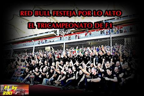 RED BULL EL NUEVO TRICAMPEON, ENCANTADO CON EL NUEVO TRIUNFO