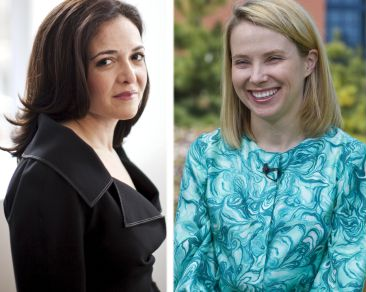 Marissa Mayer y Sheryl Sandberg