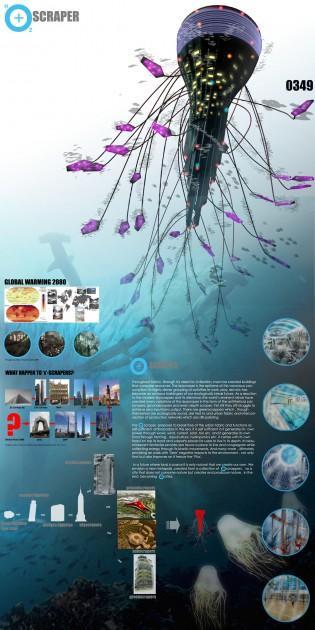 water-skyscraper Rascacielos con diseño bioclimático