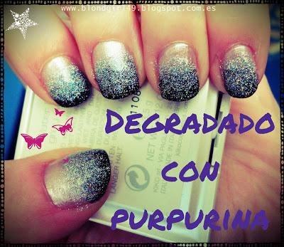 Novedades mercadona para navidad y look uñil degradado purpurinoso