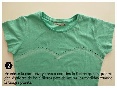 Decora una camiseta con virutas de plastidecor