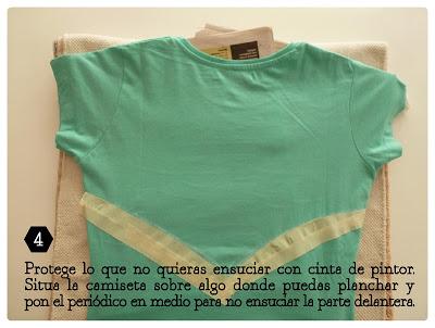 Decora una camiseta con virutas de plastidecor