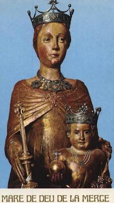 Santa Eulalia llora cuando llega la Mercè