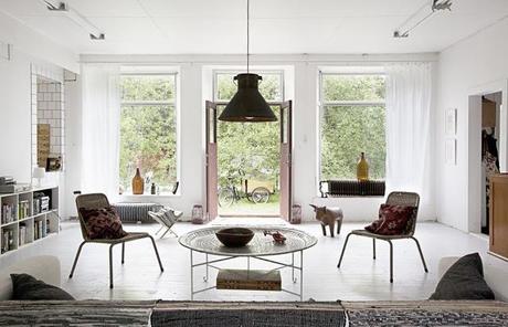 En la isla de Gotland. Interiores renovados