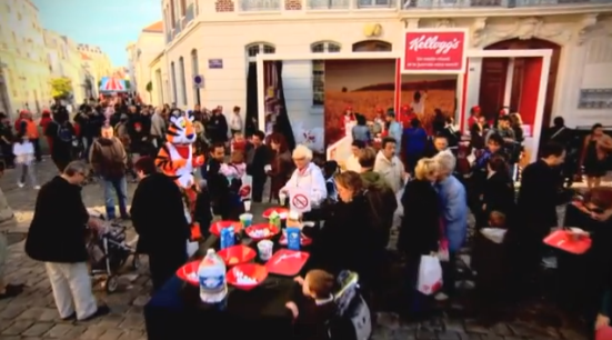 Kellogg’s nos invita a desayunar en una multitudinaria acción de guerrilla