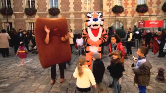 Kellogg’s nos invita a desayunar en una multitudinaria acción de guerrilla