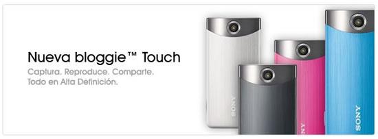 ¡Filmadoras Bloggie Touch de Sony para registrar todo !