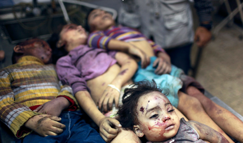 niños muertos en gaza