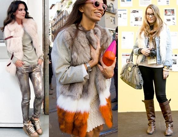 street style chalecos de pelo