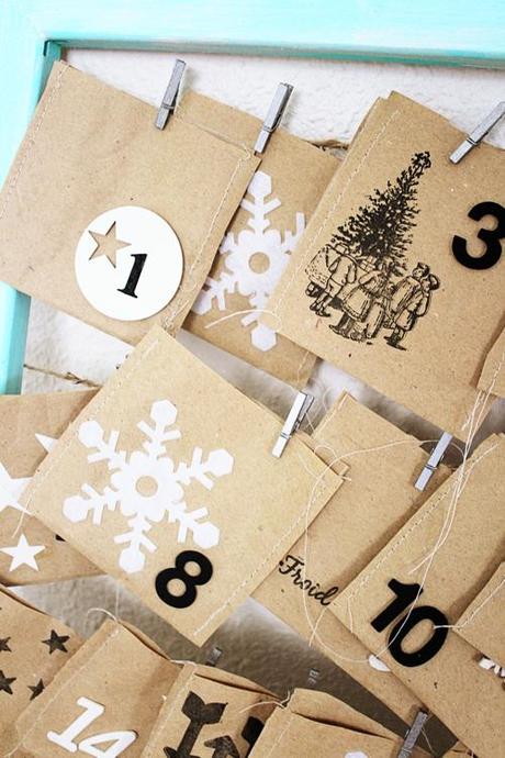 Diy-Navidad: El Calendario de Adviento de Celine