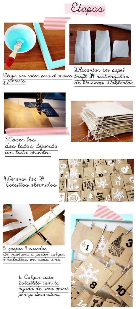 Diy-Navidad: El Calendario de Adviento de Celine