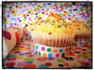 Cupcakes de Confeti Cupcakes de Confeti