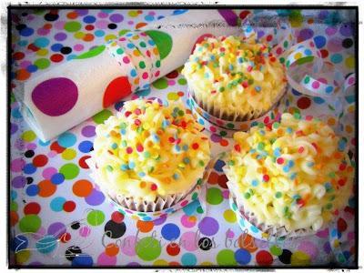 Cupcakes de Confeti