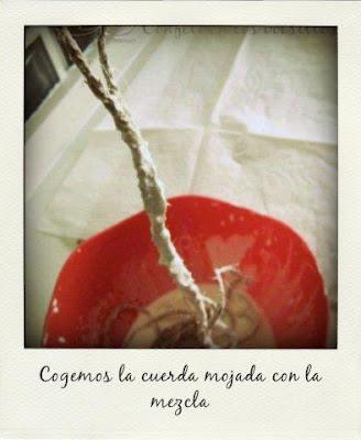 DIY Palabra hecha con cuerda