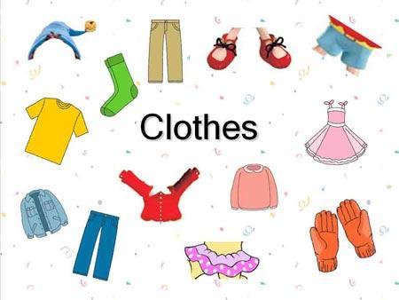 Aprender las prendas en inglés - Paperblog