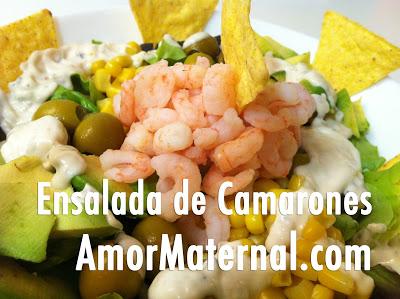 Ensalada de Camarones al Estilo Sudoeste - Amor Maternal
