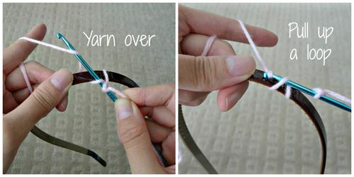 Orejas de Mickey en ganchillo