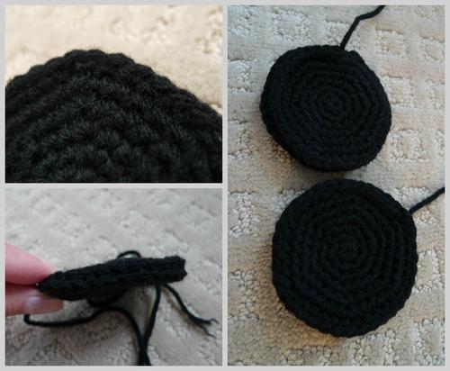 Orejas de Mickey en ganchillo