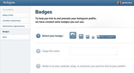 instagram-badges Instagram introduce Badges para promocionar el perfil de los usuarios