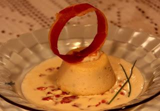 SOUFFLE DE QUESO DEL CASAR Y JAMÓN IBÉRICO