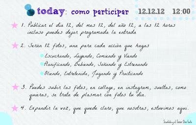 Et enfin moi. Un día antes.