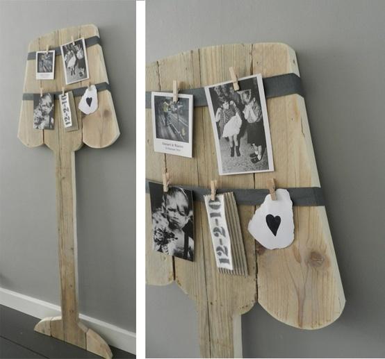 Con un poco de madera...y mucha imaginación