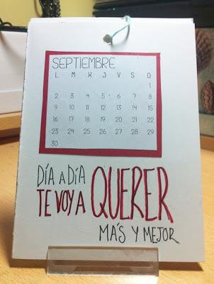 Nuevo calendario romanticón