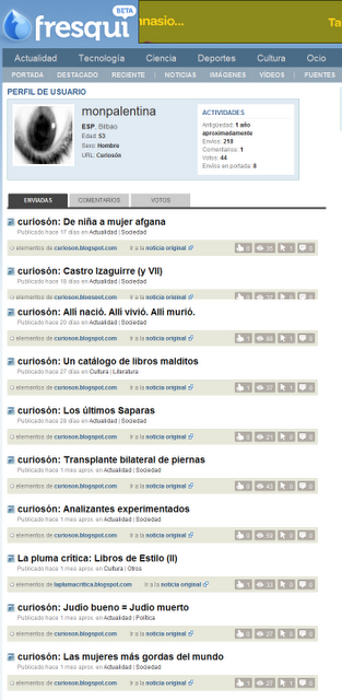 Curiosón en Portada de Fresqui