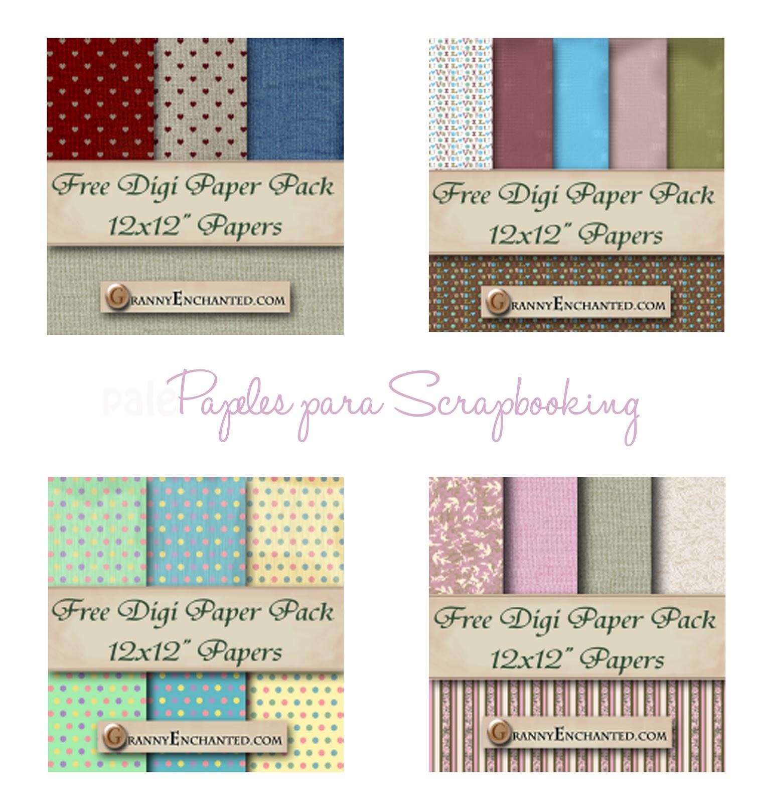 papeles de scrapbooking para descargar