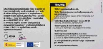 Jornadas en Segovia sobre la implantación en España del Convenio 189 de la OIT