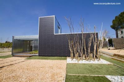 Modelo de vivienda compacta industrializada Casa moderna prefabricada modular