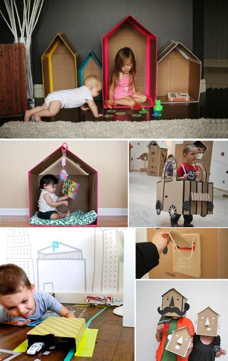 Cajas de cartón: Todo un juego de niños…
