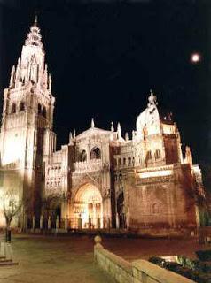 Catedral de Toledo de noche