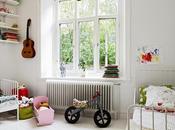 Dormitorio infantil ecléctico total white