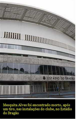 SUICIDIO DE MESQUITA ALVARES, DIRECTOR COMERCIAL DEL PORTO EN LAS INSTALACIONES DO DRAGAO