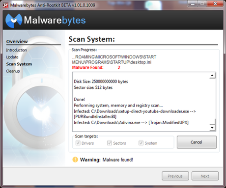 Malwarebytes Anti-Rootkit