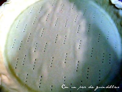 Quiche de verduras y mostaza